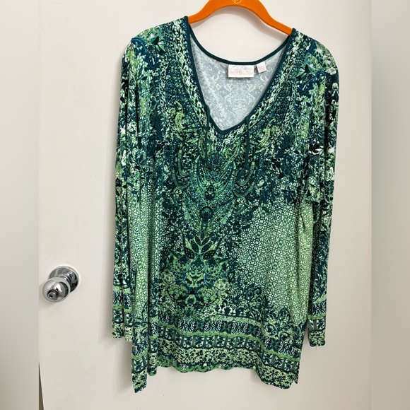 Belle by Kim Gravel Tops - Belle by Kim Gravel stretch pullover